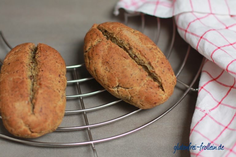 glutenfreie Brötchen mit Hanf und Soja - glutenfrei frollein
